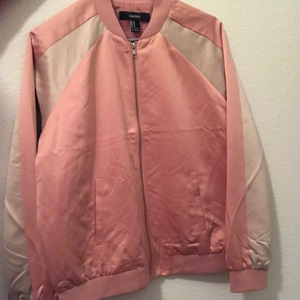 pink bomber jacket NWOT